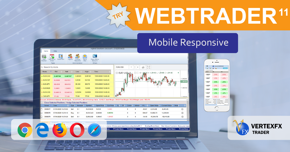 The Brand New VertexFX11 Webtrader