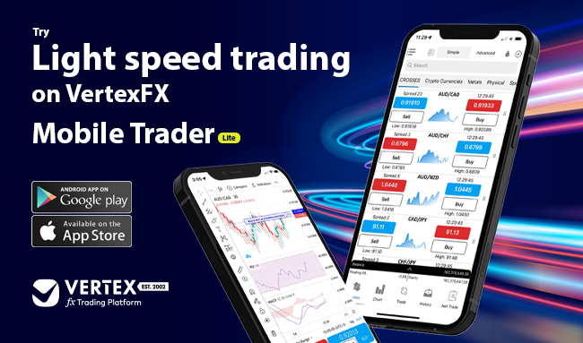 Trade with VertexFX Mobile Lite