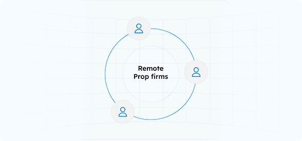 Remote prop firms with decentralized teams